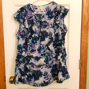 Ava & Viv Cap Sleeve Shirt